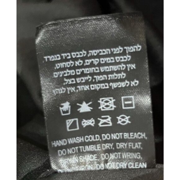 SABINA MUSAYEV Black Crinkly Cut-Out Agnes Mini Dress SZ 12 - Picture 9 of 11